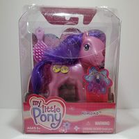 My Little Pony Christmas Stocking Purple Main Six Ponies and Names