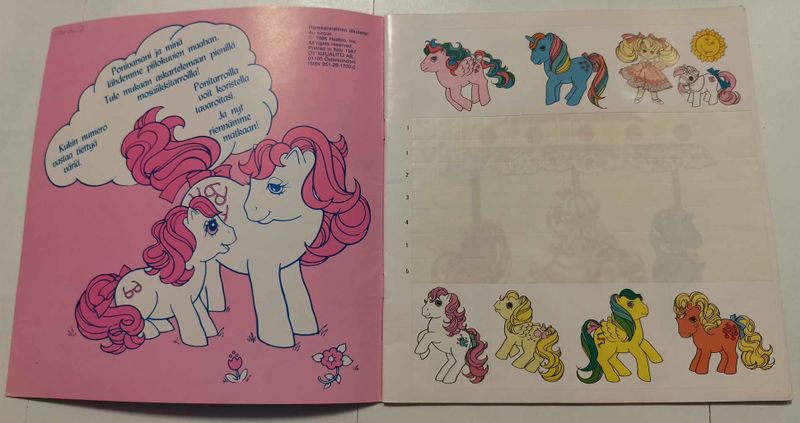 File:51 Finnish G1 Sticker Book Tarrakirja In the Circus Sirkuksessa Sticker Page in the beginning Photo Credit PipsaP.jpg