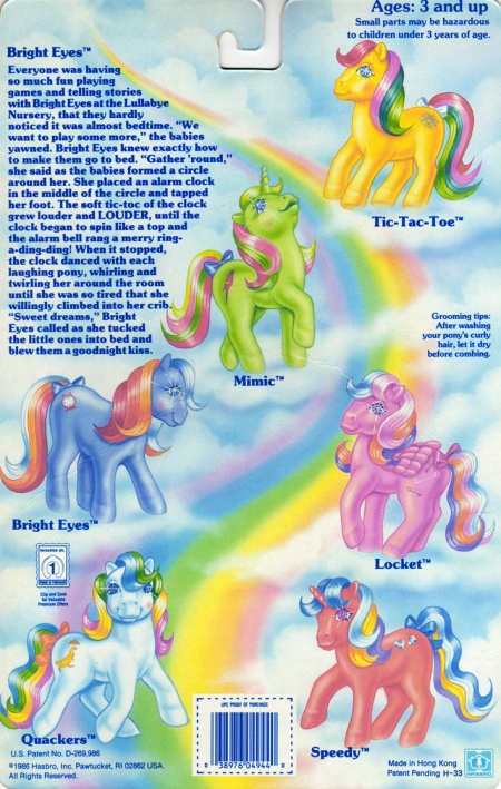 my little pony g1 bright eyes