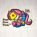 Pom pom pony flat sticker.png